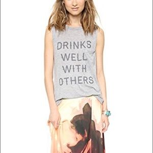 Haute Hippie Graphic Tank